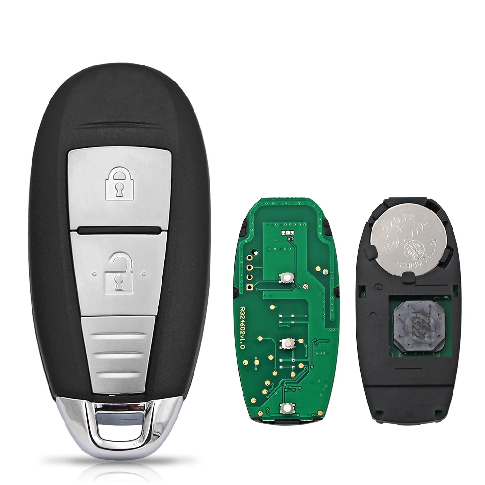 Ecusells 2/3 Button Smart Remote Key 433Mhz PCF7952A /ID46 Chip for Suzuki Swift Kizashi FCC ID: TS008 37172-57L10