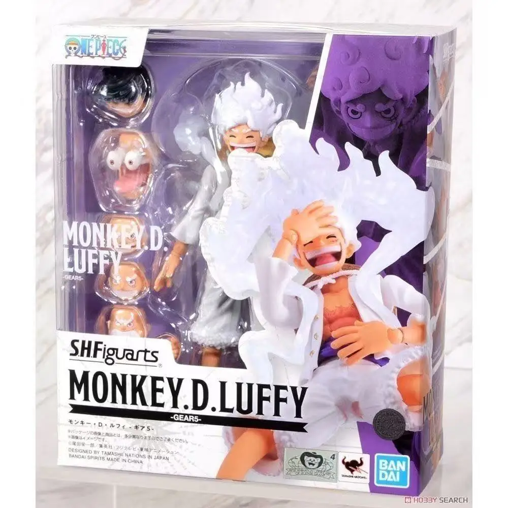 

Bandai SHF One Piece Monkey D. Luffy 5th Luffy Sun God Nika Form Can Be Done Manually