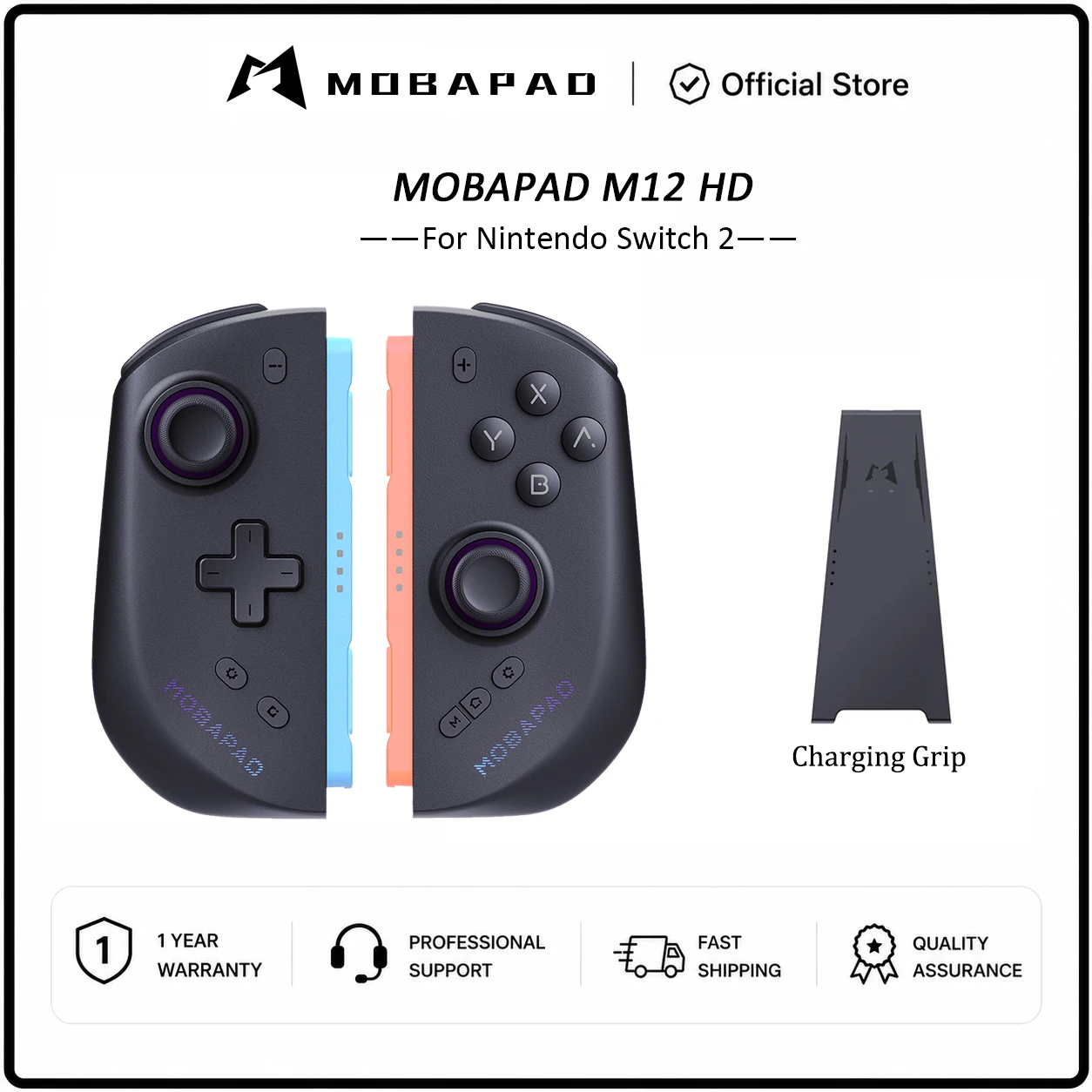 MOBAPAD M12 HD / M12 S Joypad for Nintendo Switch 2 with TMR Joystick HD Vibration Mechanical Buttons Remap Macro Gamepad image 3
