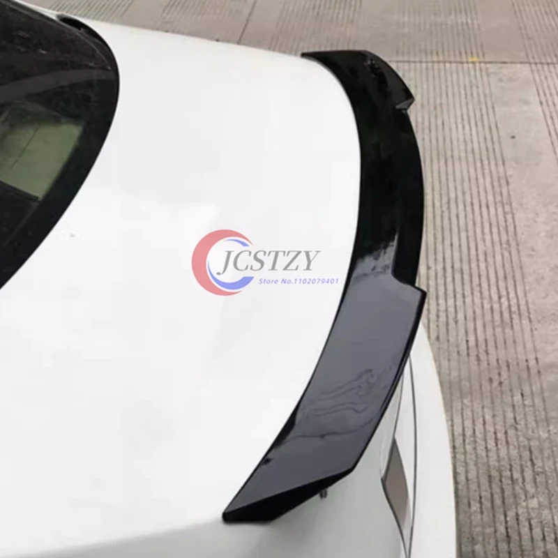 

For Toyota Mark X Reiz rear trunk lid spoiler fender ABS carbon black sports modification kit 2005 2006 2007 2008 2009