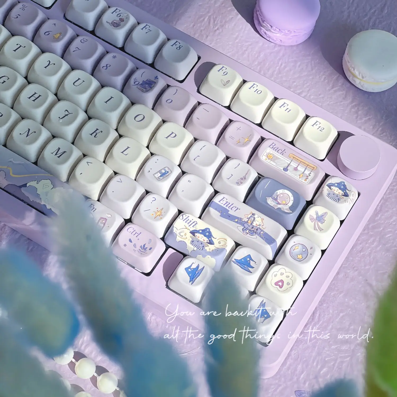 غطاء مفاتيح أكاديمية MOA ارتفاع مادة PBT التسامي غطاء مفاتيح إبداعي ذو قيمة عالية #3