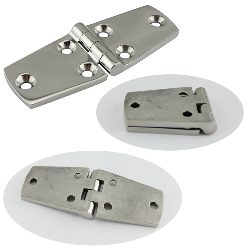 4Pcs Stainless Steel Boat Door Hinges Hardware Industrial Heavy Duty Hinge