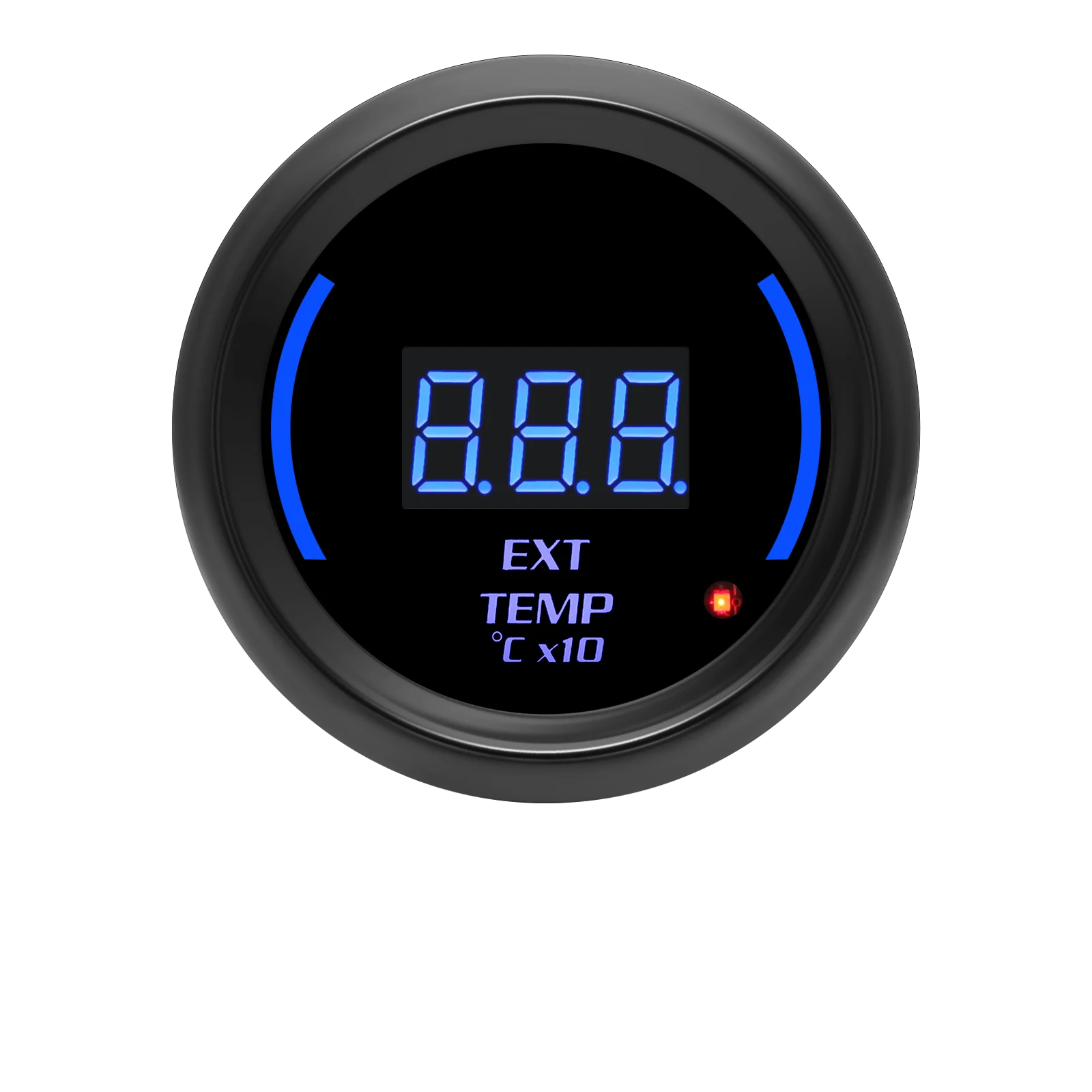 52mm Car EGT Digital Exhaust Temp Gauge with Sensor 1/8NPT Universal Exhaust Gas Temperature Meter 0-1300 Celsius Auto Gauge 12V