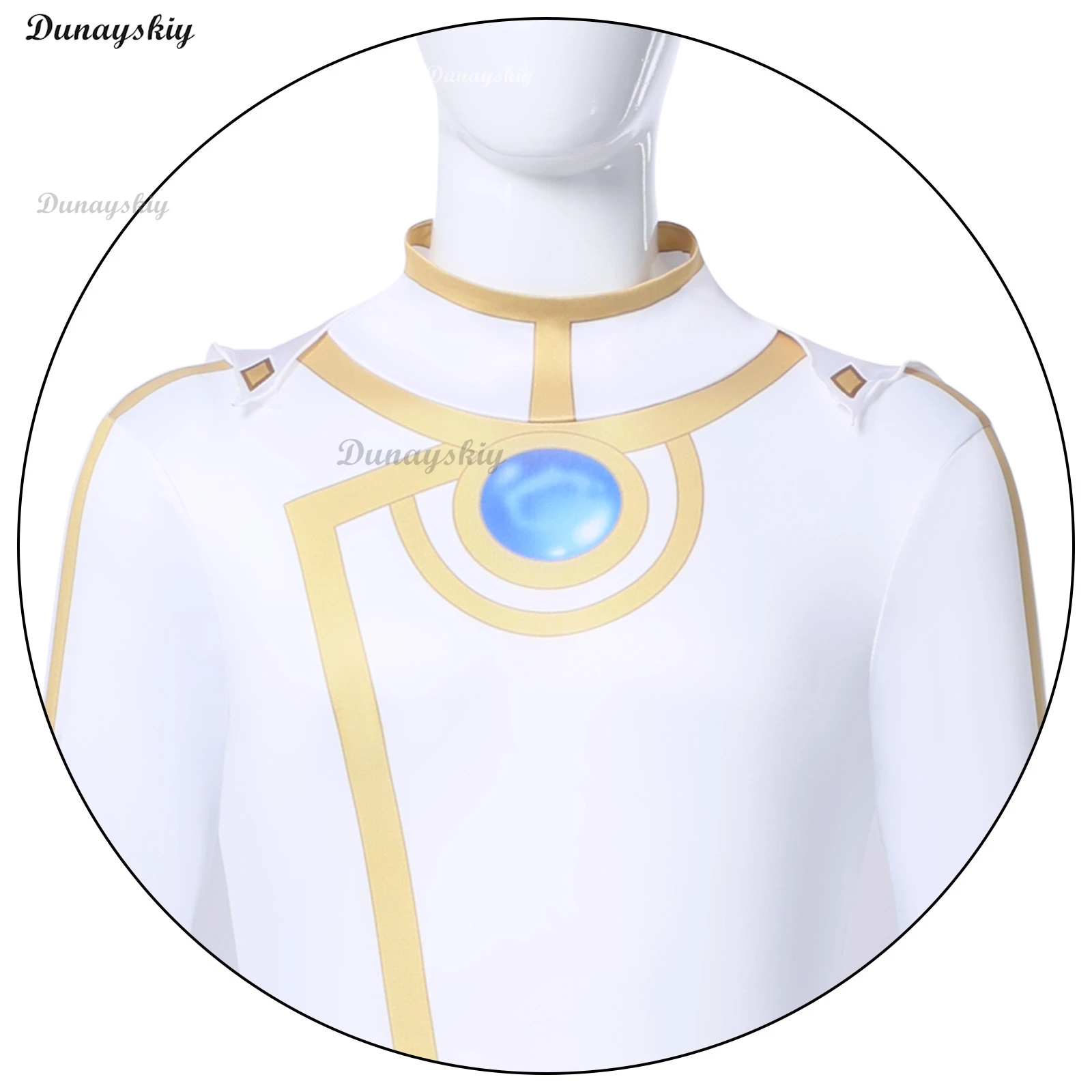 أنيمي ليكون بطل X لطيفة تأثيري حلي شعر مستعار بذلة عباءة لين لينغ موحدة حفلة الهالوين للنساء الرجال كرنفال الدعائم