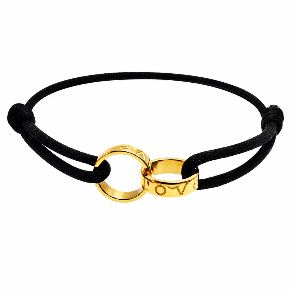 Zalman titânio aço fivela de metal redonda amor corda corrente pulseira para mulher clássico marca pulseira tamanho ajustável nunca desaparecer