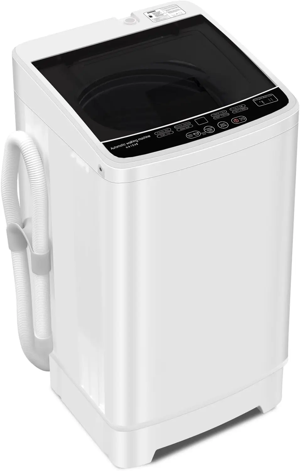 Ft Washer with 8 Cycles,Designed for Compact Living in Apartments, Rvs, This 12 Lbs Capacity Fully Automatic Washer Offers Conve