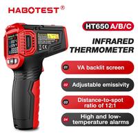 HABOTEST HT650A,HT650B,HT650C Series Digital Infrared Laser Temperature Non-contact Industrial Laser Temperature Meter Temperatu