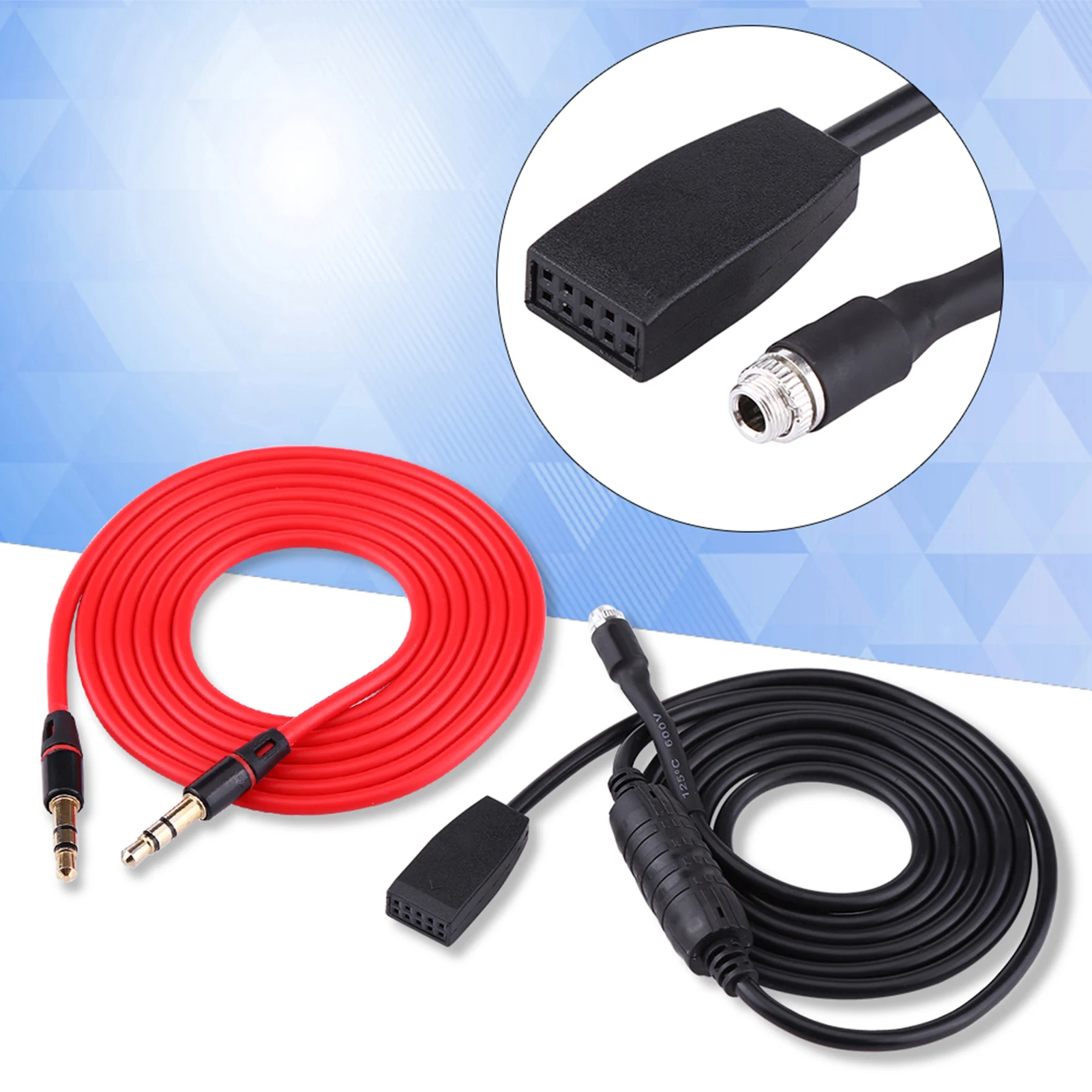 3.5mm Car Audio Auxiliary In Input Interface Adapter MP3 Music Cable For E46 1998‑2006