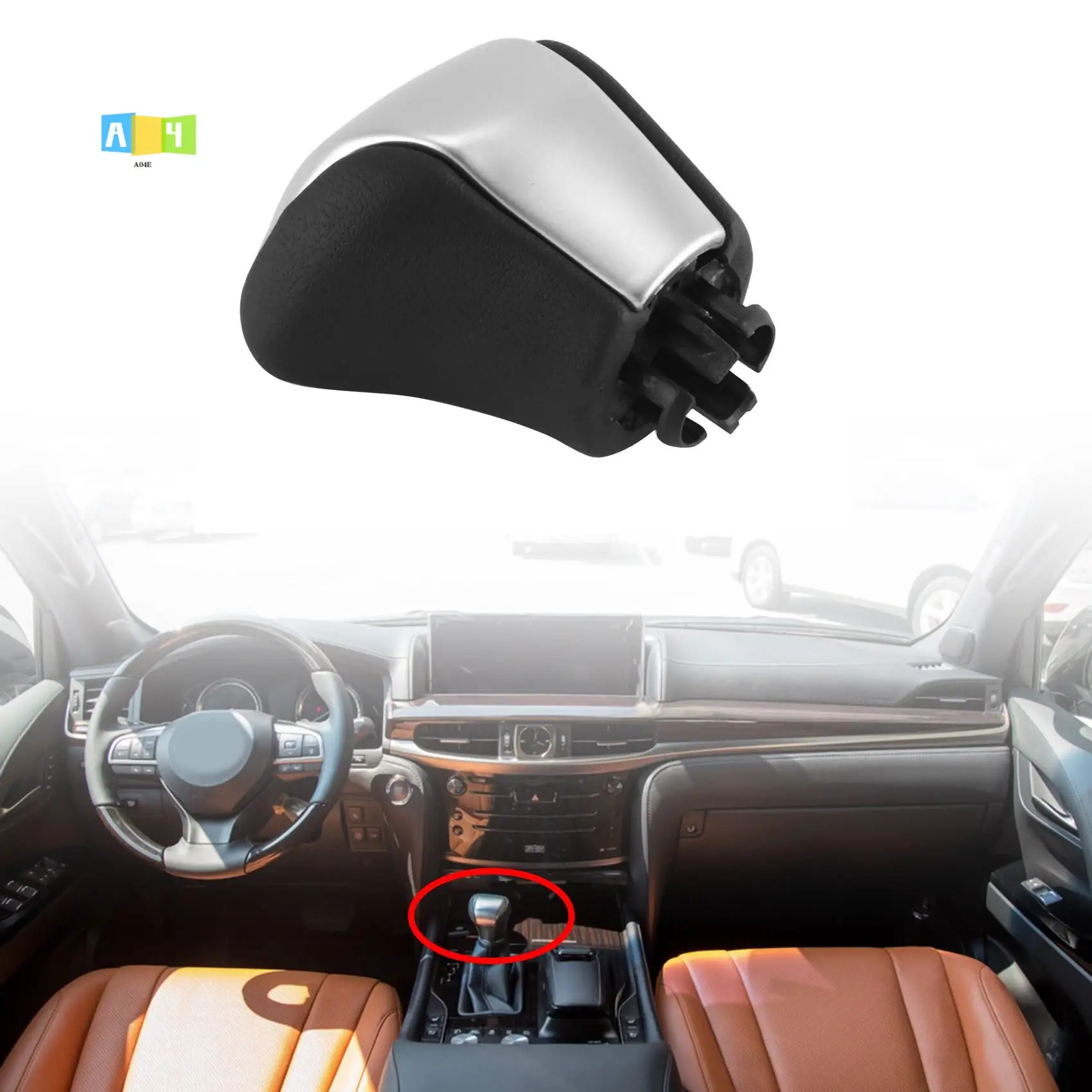 

A04E-Gear Shift Knob Shifter Head For Lexus LX450 LX460 LX570 2016-2019 / LS460 2013-2016