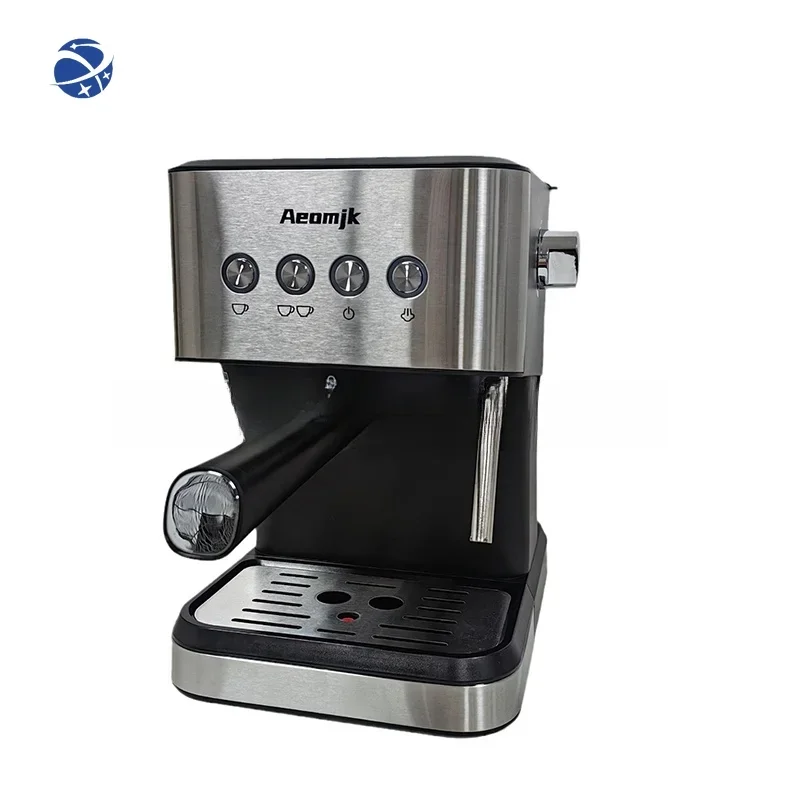 YUNYI Coffee Machine  machine Italian semi-automatic coffee machine Concentrated high-pressure extraction milk frother