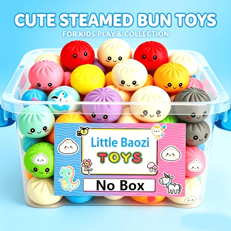 10 Peças Mini Brinquedo Squishy de Bolinho Macio de Crescimento Lento, Brinquedo Anti-Stress de Descompressão Kawaii, Presente Fofo