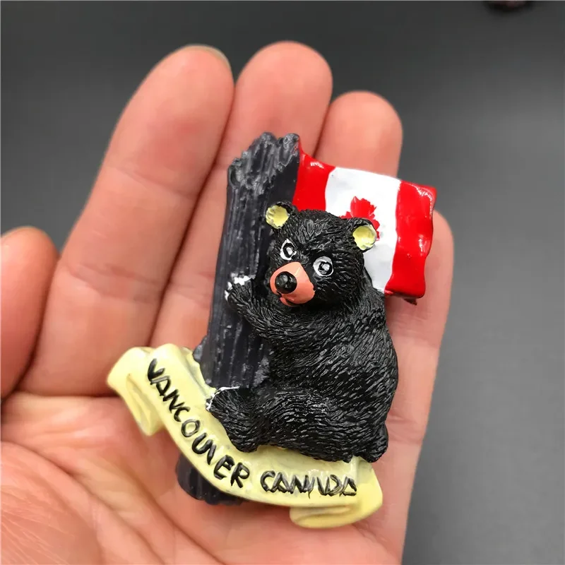 Egyptian Pyramids, Canadian Bears, Australian Kangaroo Road Signs, Resin Fridge Magnets, Tourist Remembrance