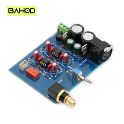 Balanced XLR Unbalanced RCA Single-Ended Input to Balanced Output Mono Board Amplifier Board Machine HI Modification