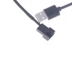 USB-4-контактный ШИМ от 5 В до 12 В, повышающая линия, вентилятор, адаптер питания, разъем, кабель-переходник с регулируемым переключателем