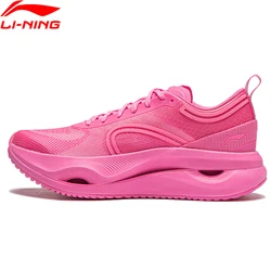 Li-Ning-baskets de sport confortables pour femmes, chaussures de course à coussin cornes, CLOUD LITE, respirantes, support stable, ARHU006