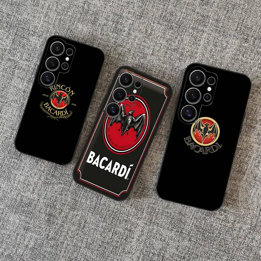 B-Bacardi Rum Vampire Phone Case For Samsung S 24 fe 25 Ultra plus 20 lite 21 30 22 23 24 22 Ultra 5G Fundas