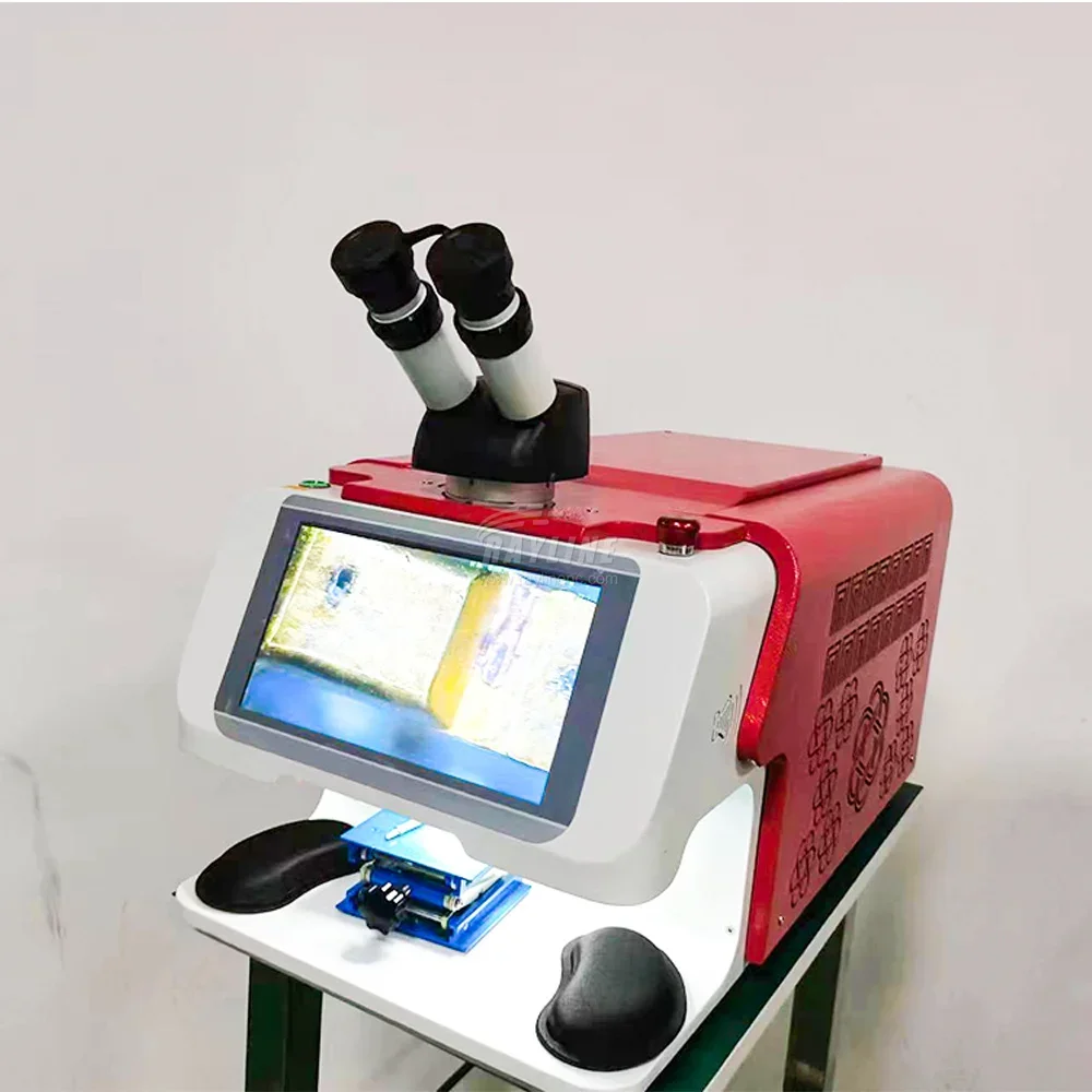 Mini Vibroscope Laser Welder for Metal Joining - usage example