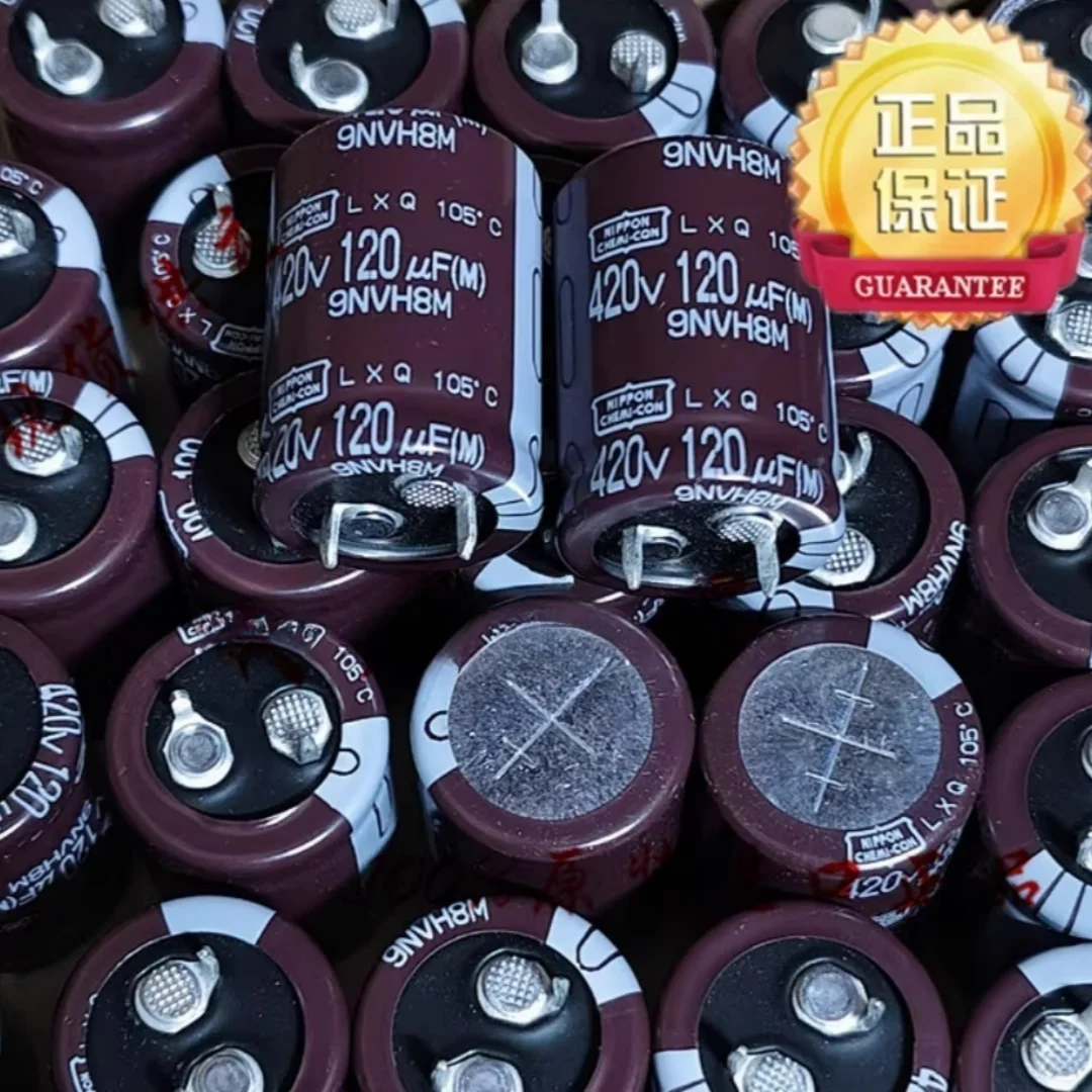 Brand new Black King Kong electrolytic capacitor 420V120UF 22*30 LXQ, compatible with 400V120UF
