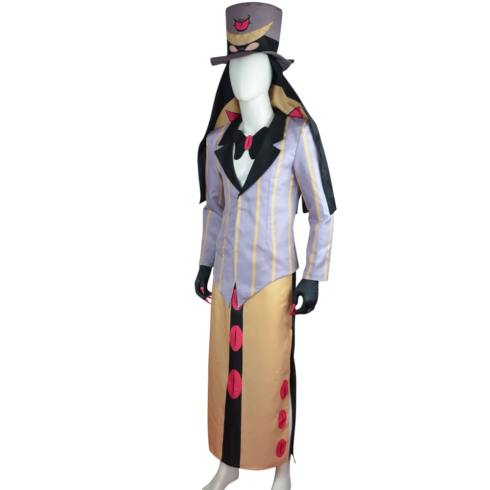 Men's Anime Cosplay Costumes Sir Pentious For Hazbin Hotel Cartoon Helluva Boss Outfits Halloween Carnival Role Disguise Party view 3