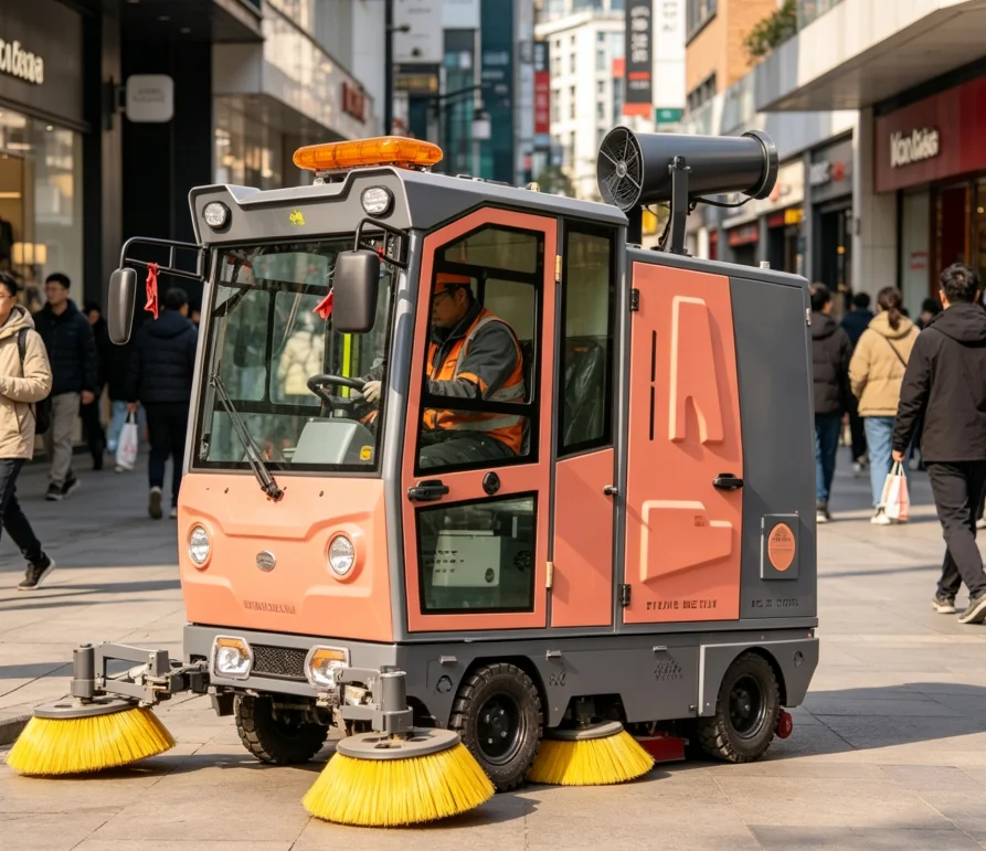 Custom Factory Direct Ride-on Electric Sweeper Commercial Floor Sweeping Machine Street Cleaner Vehicle for Park