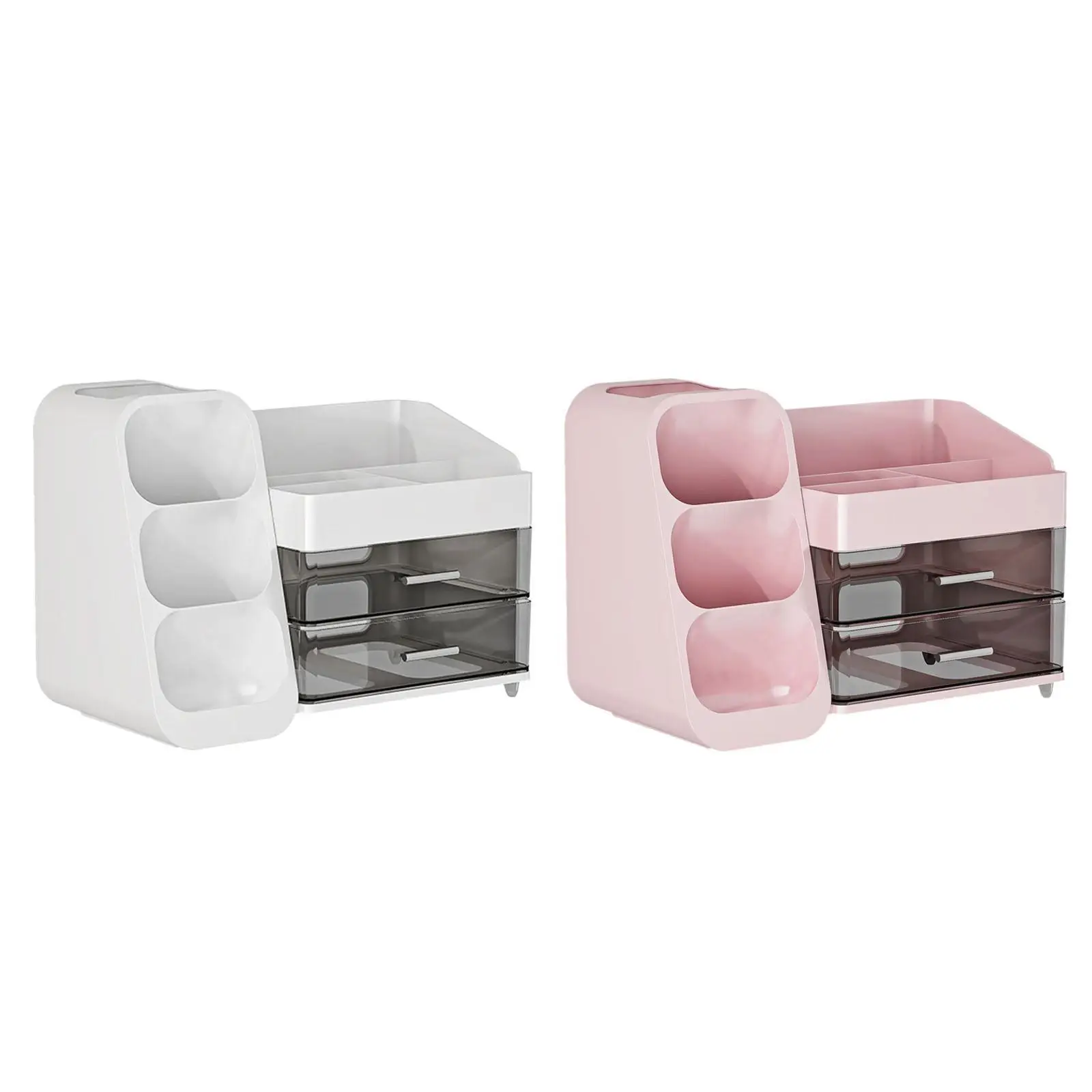 

Настольный органайзер с ящиками, держатель для кистей, держатель для макияжа, многофункциональная косметическая витрина для стойки, туалетный столик