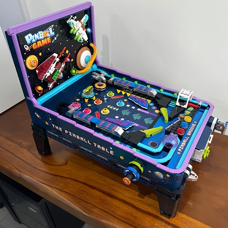 2309 قطعة طاولة ألعاب الكرة والدبابيس ألعاب مكعبات البناء تجميع آلة الجسيمات الصغيرة نموذج الطوب لعب لهدايا عيد الميلاد والهالوين #2