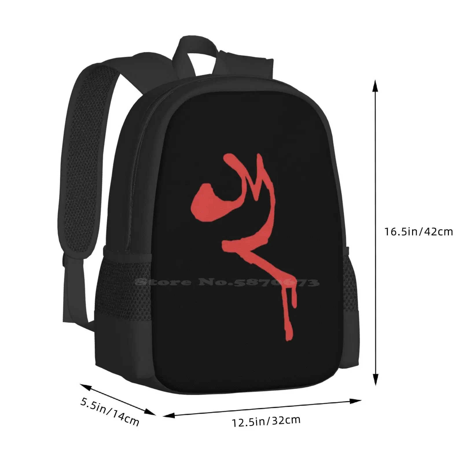 Red Leader Insignia Teen College Student Rucksack Muster Design Taschen Ew Tord Tord Larsson Edds world Tord Edds world Red Leader