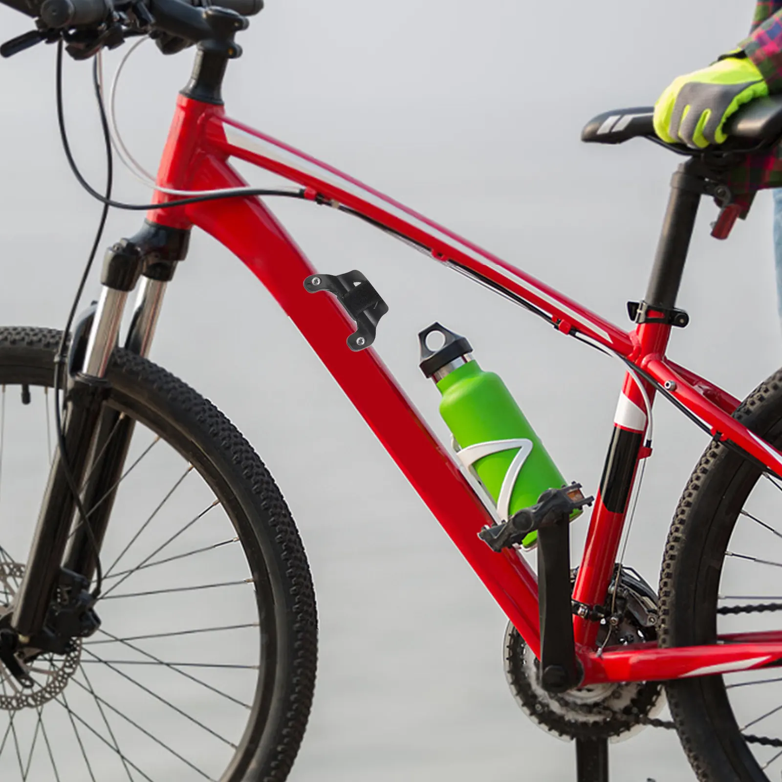 

1Set Bike Pump Bracket Road Bike Inflator Holder Bicycle Frame with Install Fitting Universal Fixing Cycle Pump Bracket for bike