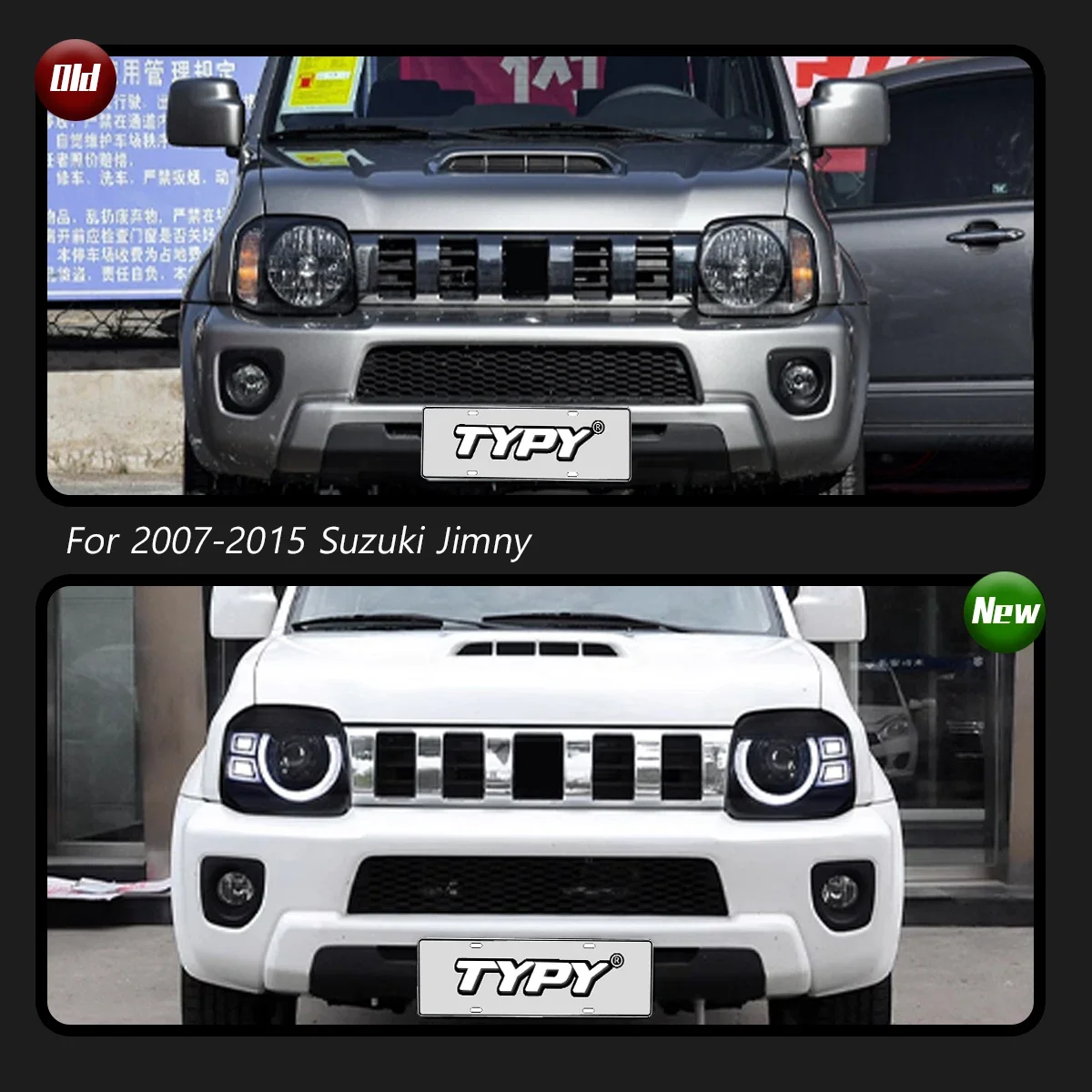 TYPY Car Lights For Suzuki Jimny LED Headlights 2007-2015 Head Lamps DRL Daytime Running Light Turn Signal Car Accessories