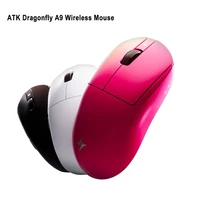 Ratón ATK A9 PLUS ULTRA Series, ratón inalámbrico Dual 8K, Bluetooth, ligero, PAW3950, Ultra Nordic52840, regalo para deportes electrónicos