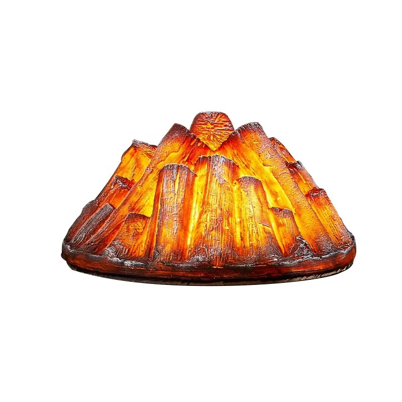 

Электрический камин, имитация древесного угля, поддельные дрова, декоративная угольная лампа с пламенем, реквизит для съемки костра, украшения для дома