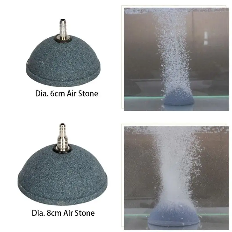 6/8/10cm Aquarium Air Bubble Stone for Aquarium Fish Tank Pump Hydroponic Oxygen Plate Mini Air Pump Accessories