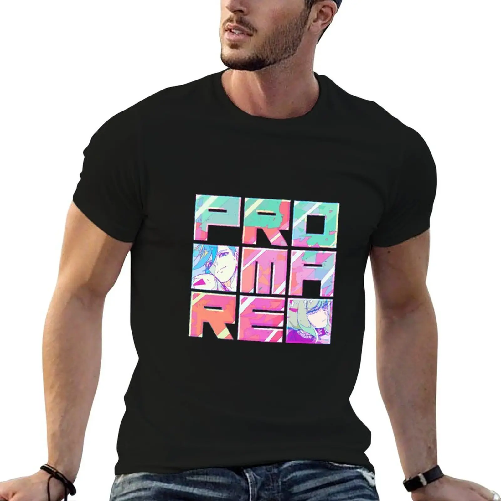 PROMARE original design Lio + Galo T-Shirt anime tshirt man t shirt summer essential t shirt T-shirt