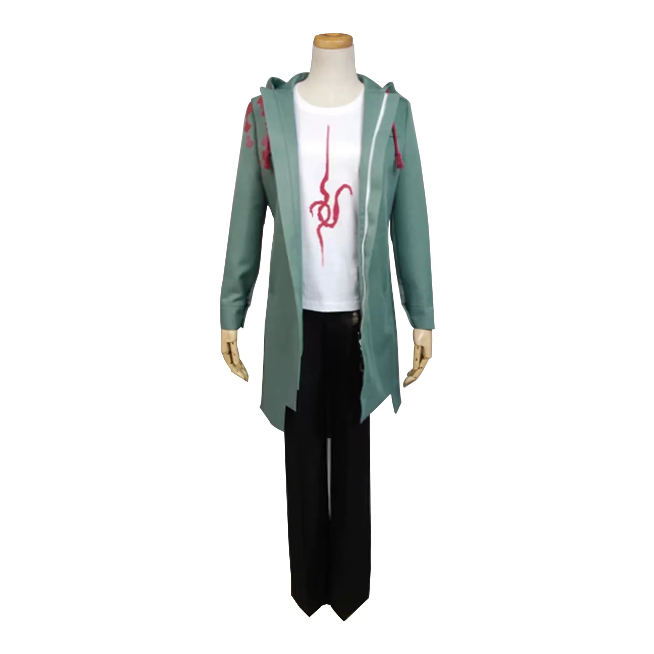 

Hemixush Anime Cos Nagito Komaeda Cosplay Costume Party Uniform Full Set Unisex Suit