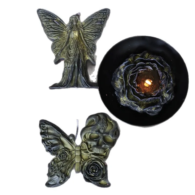 Lilin Aroma Suhu Rendah untuk Suasana Romantis & Dekorasi Pesta  Campuran Minyak Esensial Vanila & Amber, Lilin Kedelai Aman dengan Dekorasi