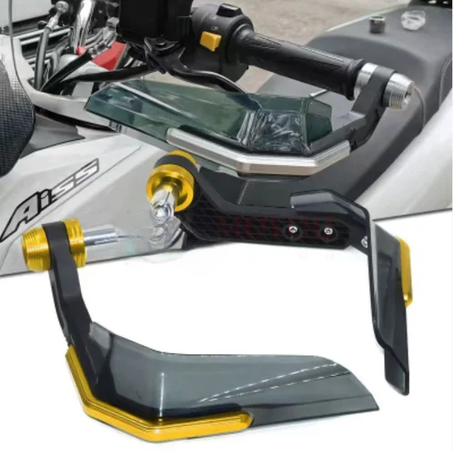 Imagen 2 del producto Protectores de manillar universales a prueba de viento de 7/8 ""para motocicleta, Scooter, montaña, palanca de freno de bicicleta eléctrica con refuerzo de aluminio