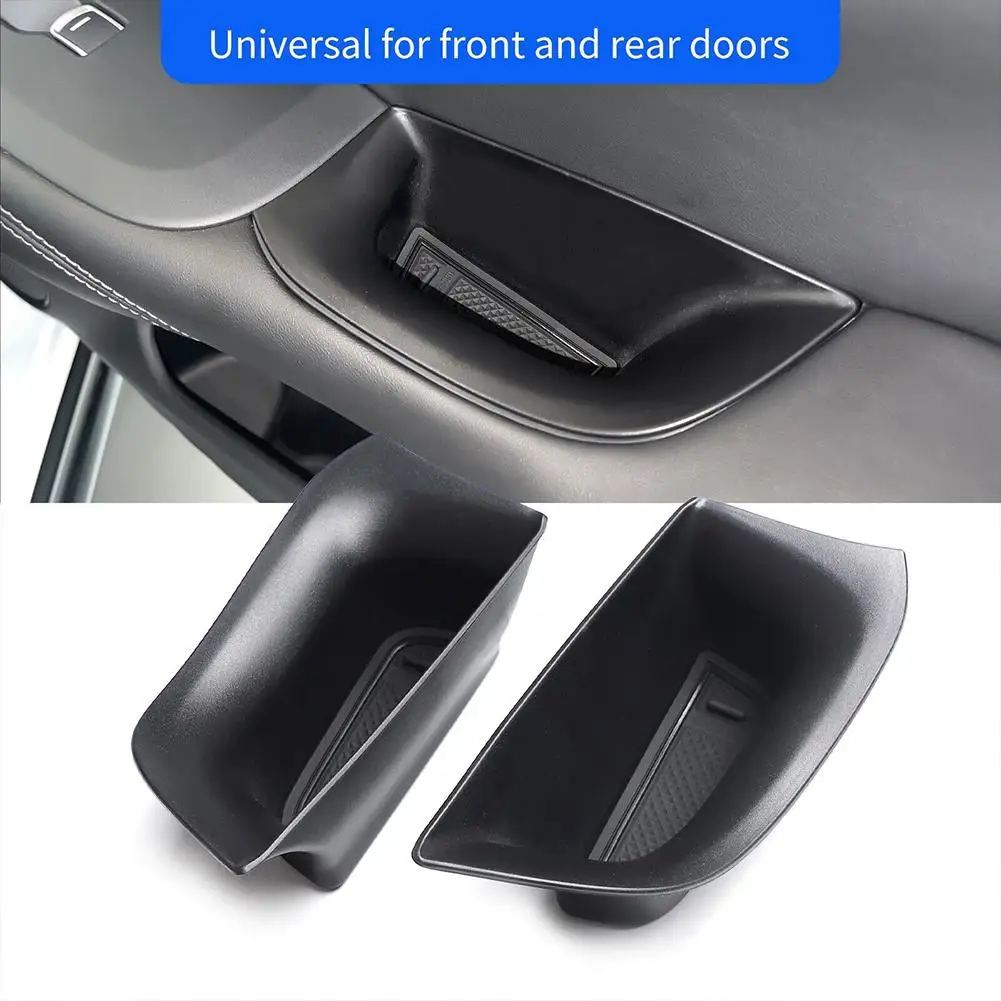 Front Door Handle Storage Box For Honda ZR-V HR-V 2023 Car Side Armrest Organizer Box Container ABS Tray Accessories B5J3