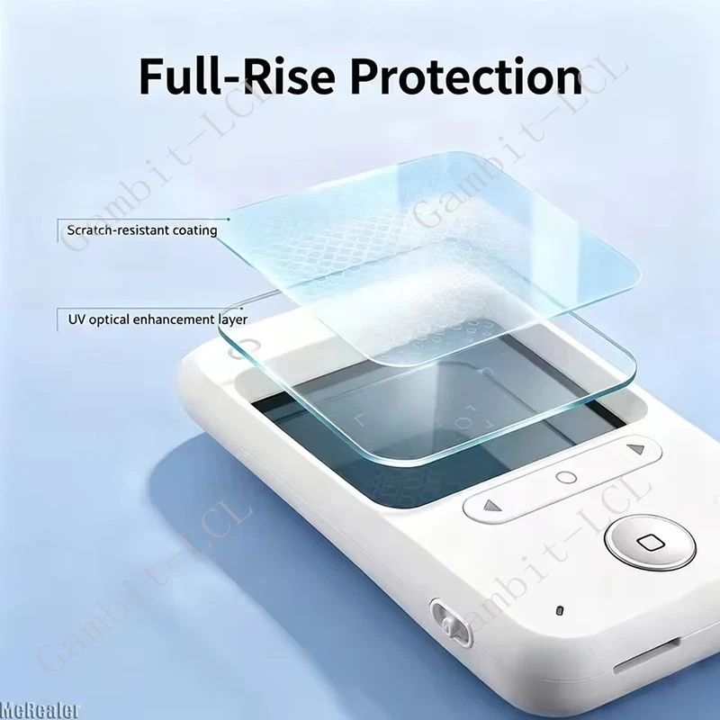 1-3PCS Tempered Glass For  Godox C100  GodoxC100 Mini CCD Transparent Pocket  Screen Protector Flim