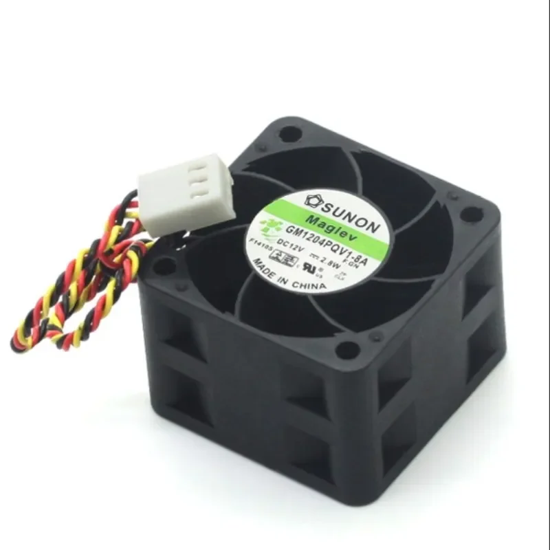 for SUNON GM1204PQV1-8A 4cm 4028 1U2U Server Fan 12V 2.8W