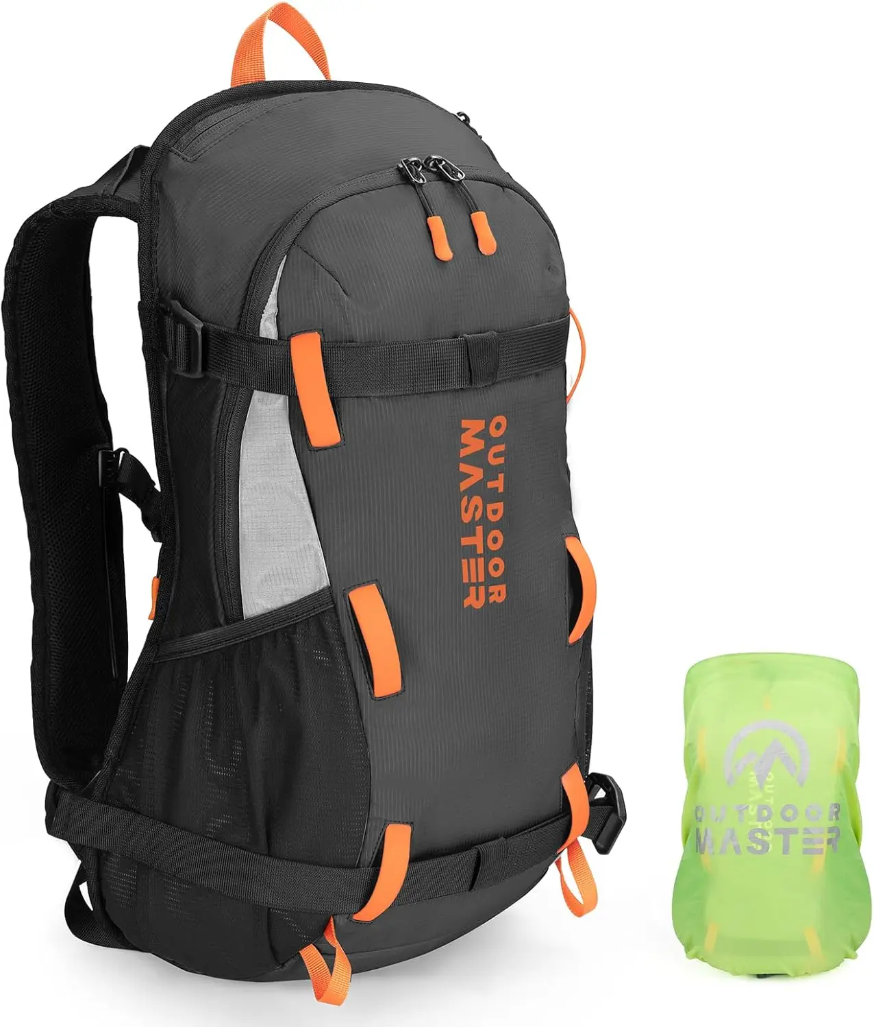 

Snow Hydration Pack, 18L Travel Daypack for Snowboard, Ski, Hiking, Cycling - Made from Recycled Materials - Black