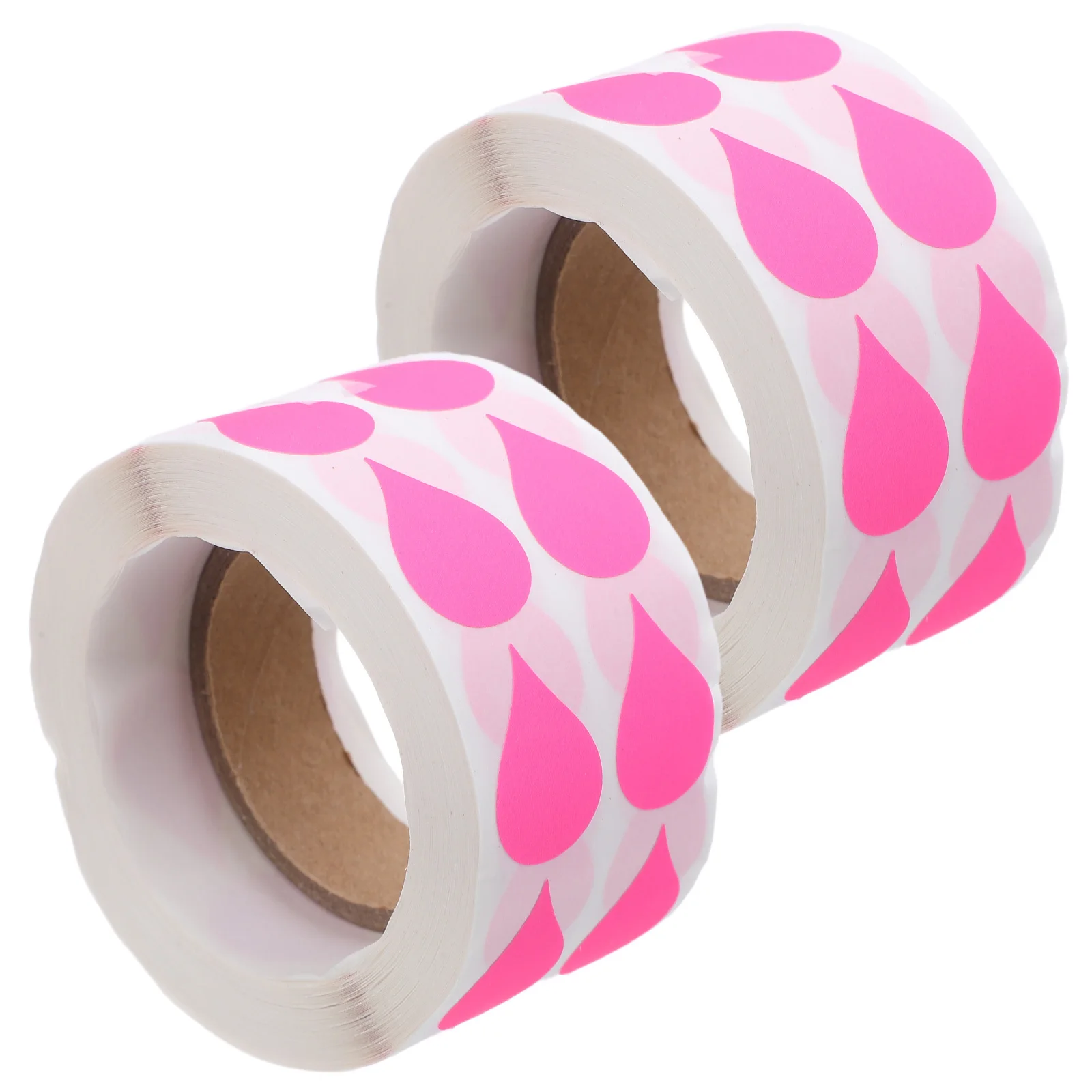 

Fluorescent Teardrop Stickers Adhesive Labels Blank Writable Surface for Kitchen Food Storage Jars Containers Classroom Library