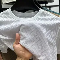 Cheap Ice Silk Short Sleeve Men's T-shirt Casual round Neck Breathable Summer Fashionable Young Half Sleeve Crew Neck T-shirt