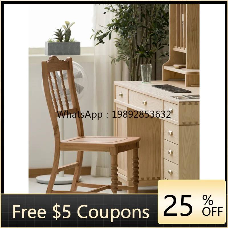 

LYY Dining Chair Work Desk Chair Makeup Chair Home Nordic Retro Simple Design