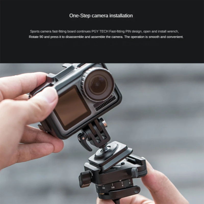 ใหม่สำหรับ gopro/ Insta360กล้องกีฬา snaplock AKA อินเตอร์เฟซอุปกรณ์เสริมกล้องมัลติฟังก์ชั่น