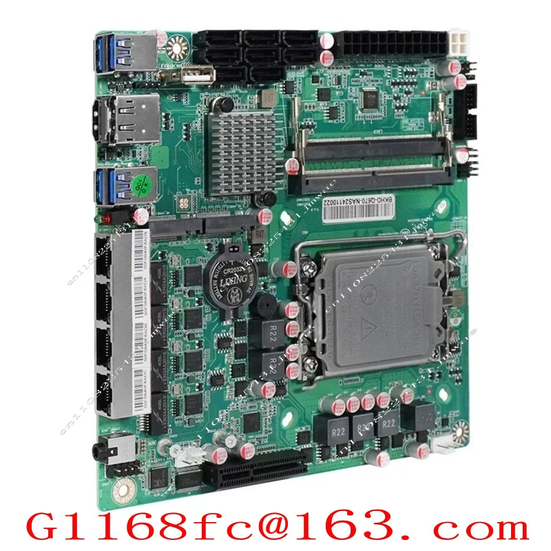 B760 NAS 메인보드 소프트 라우팅 ROS 데몬 보드 Q670 12/13/14세대 8 디스크 서버 ITX 썸네일 3