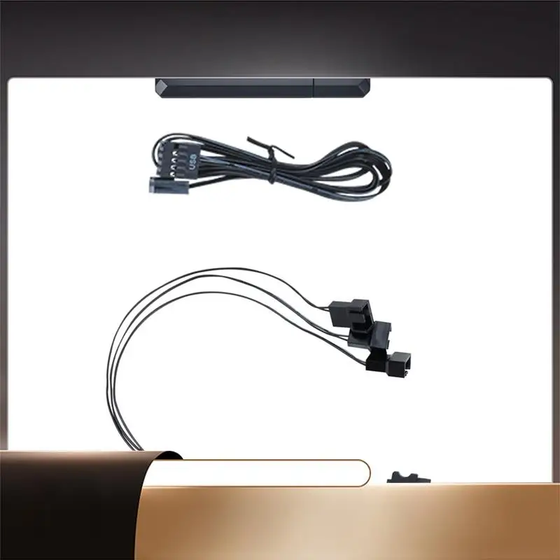 

Lian Li UNI Fan L-беспроводной контроллер контроллера для беспроводной связи TL с кабелем ШИМ SATA-N35R