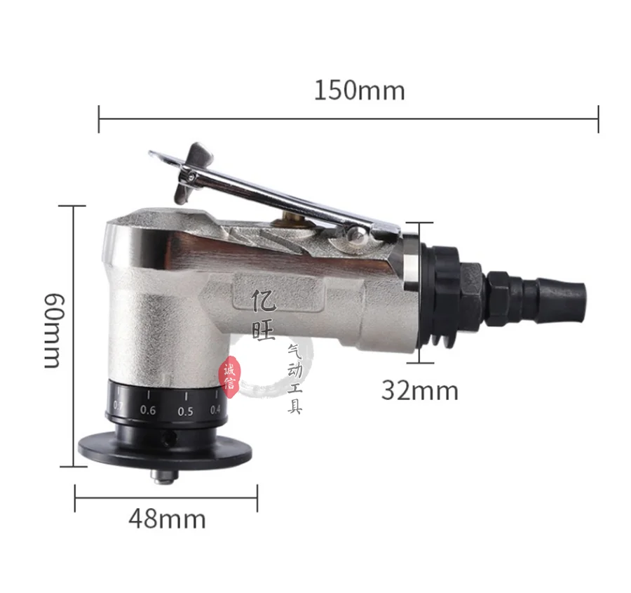 Small pneumatic chamfering machine chamfering artifact chamfer mini handheld trimming deburring arc C corner R corner