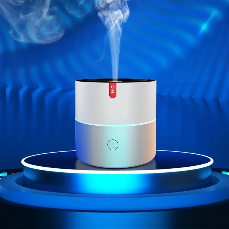 Humidificador Xiaomi, difusor de aromaterapia, humidificador de aire de aceite esencial ultrasónico eléctrico, generador de niebla de 2 modos con luz nocturna