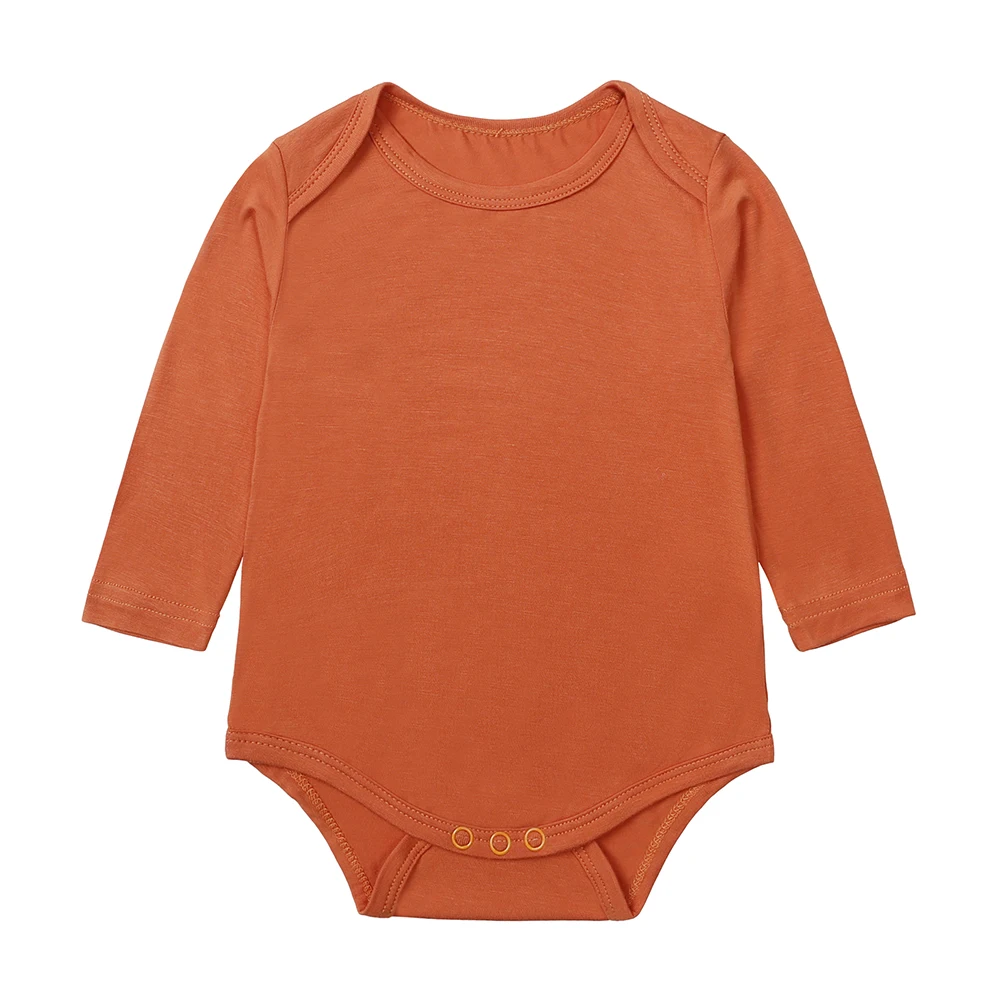2026 neugeborenen Jungen Mädchen Strampler Bambus Faser Strampler Langarm Unisex Kleinkind Atmungsaktive Kleidung Koreanische Infant Body 0-24 M – Detail 12