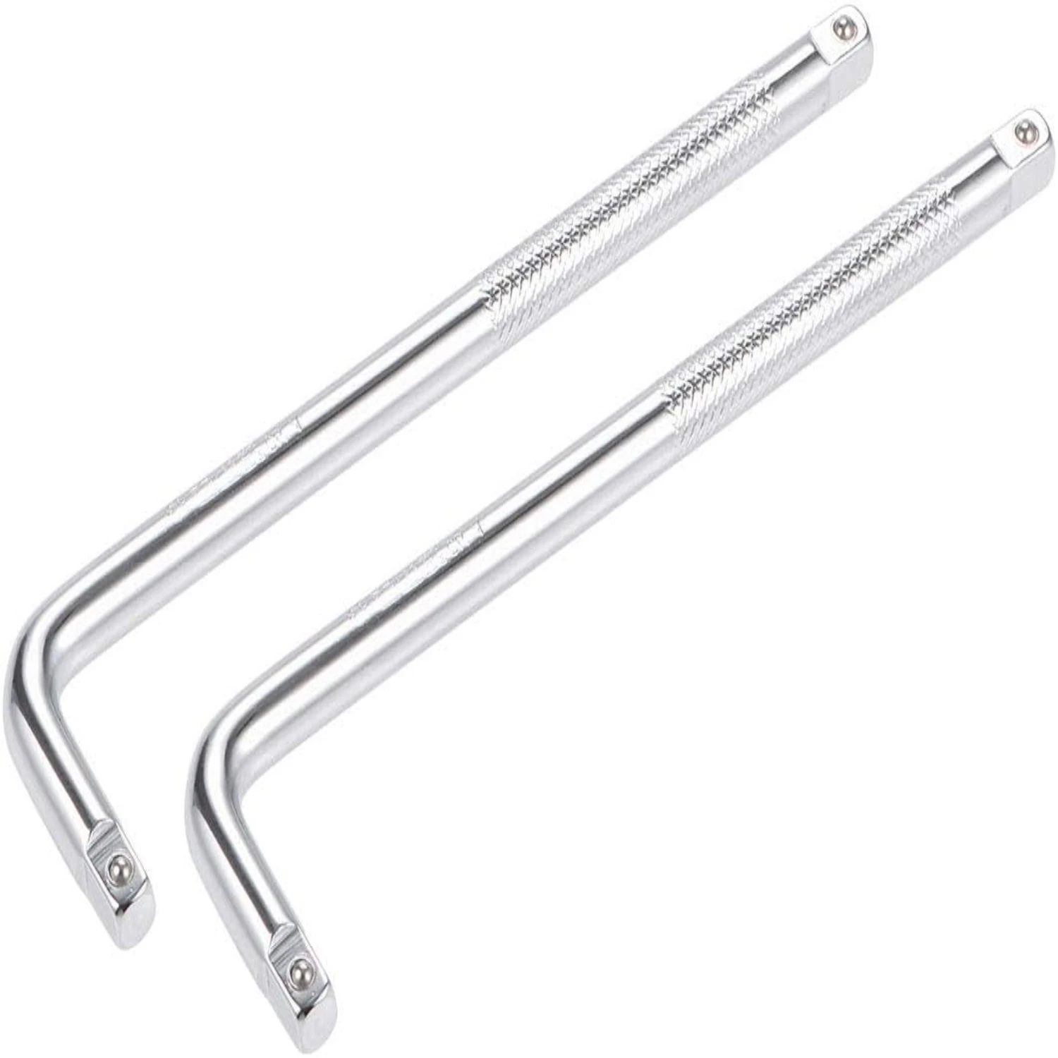 مجموعة أدوات ربط تمديد قواطع المقبس CR-V عالية الأداء ومتينة وفعالة مكونة من قطعتين - تصميم على شكل حرف L يدوم طويلاً